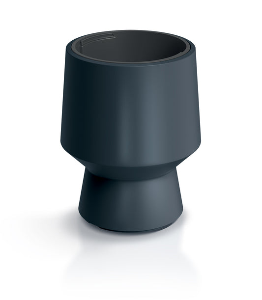 HappyFlower Design-Pflanzkübel – Matte Glatt-Optik inkl. Einsatz – Modern & Frostsicher