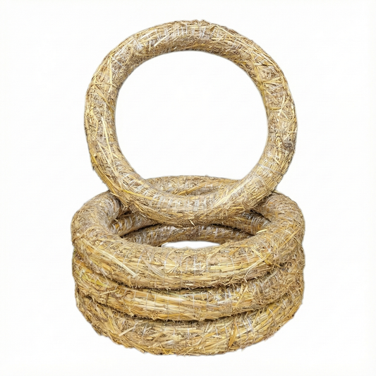 Strohkranz Rohling Ø 50 cm – XL Unterlage, wahlweise 1 Stück oder 4er-Set