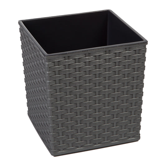 Blumentopf Rattan-Optik – moderner Pflanzkübel für Balkon & Garten