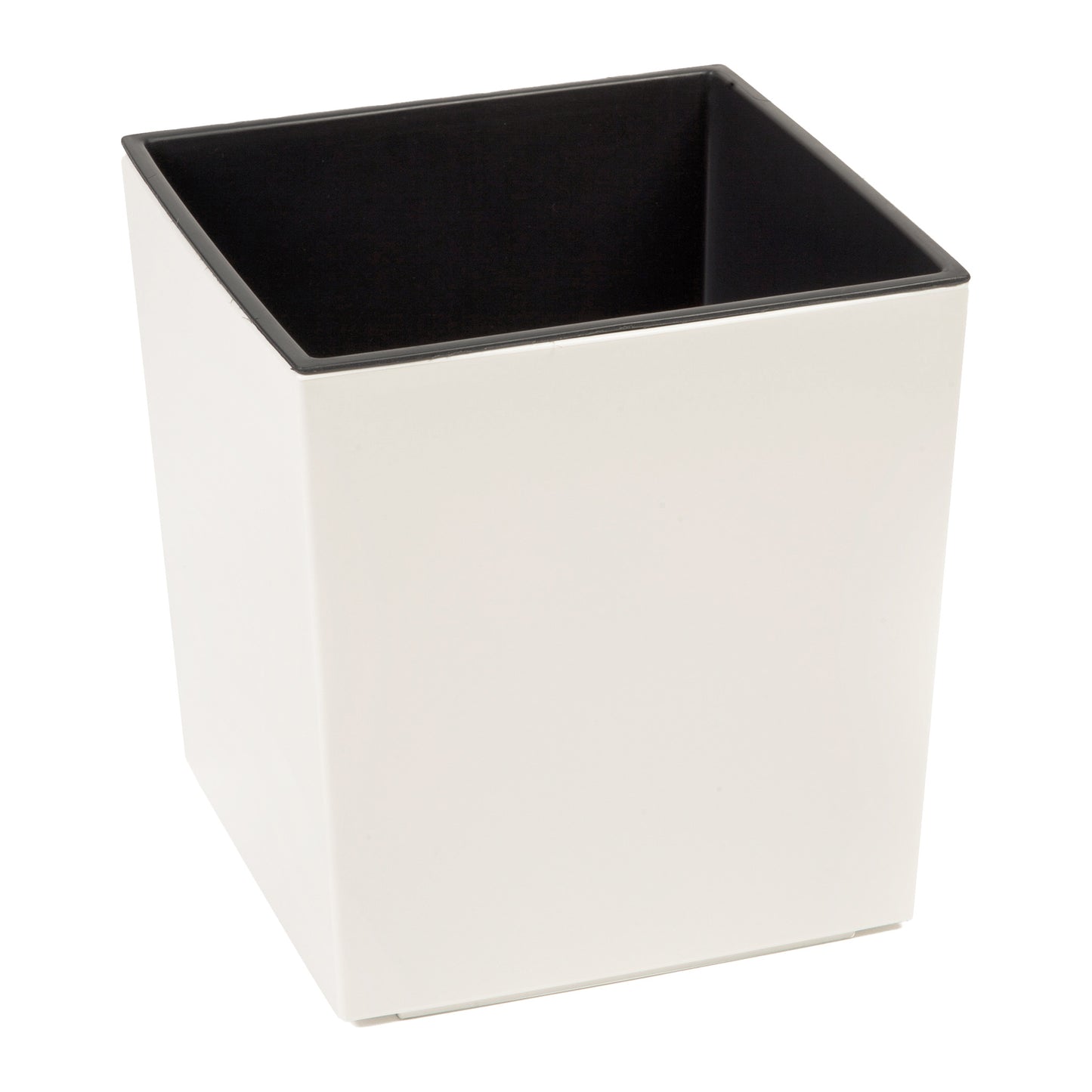 Blumentopf in Hochglanz-Optik – quadratisch & stilvoll für Innenräume