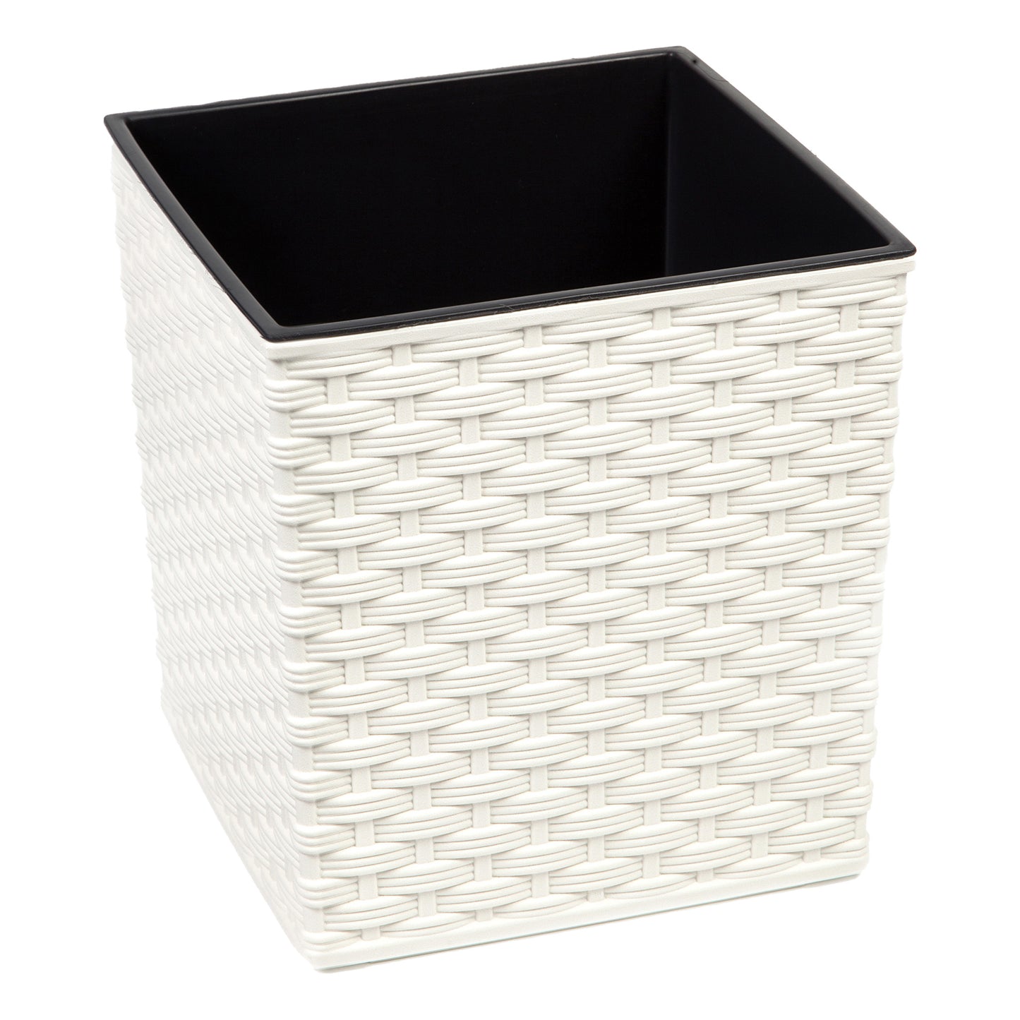 Blumentopf Rattan-Optik – moderner Pflanzkübel für Balkon & Garten