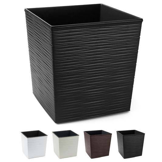 Blumentopf Meißel-Optik quadratisch – elegant, wetterfest & pflegeleicht
