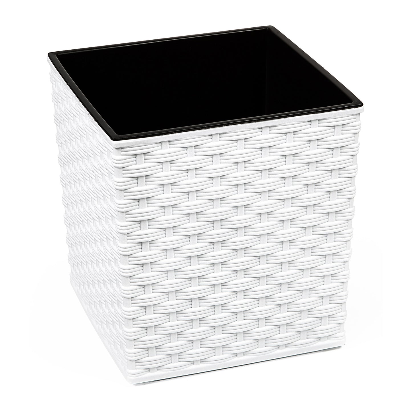 Blumentopf Rattan-Optik – moderner Pflanzkübel für Balkon & Garten