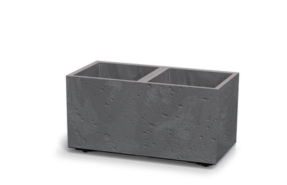 Happy Flower Sierra Case Pflanzkübel – Modularer Sichtschutz in Beton-Optik mit Lenkrollen