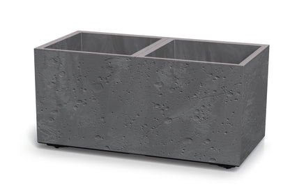 Happy Flower Sierra Case Pflanzkübel – Modularer Sichtschutz in Beton-Optik mit Lenkrollen