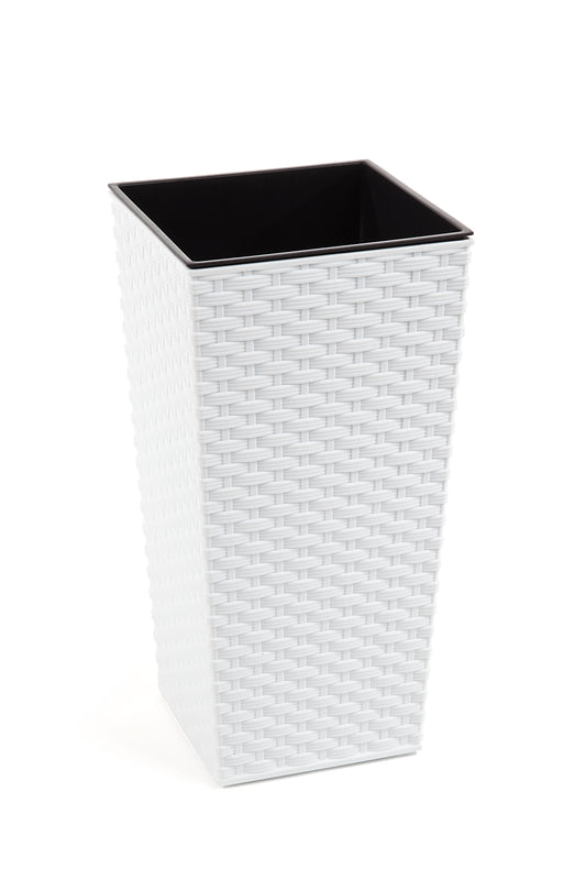 Blumentopf Finezja Rattan-Optik