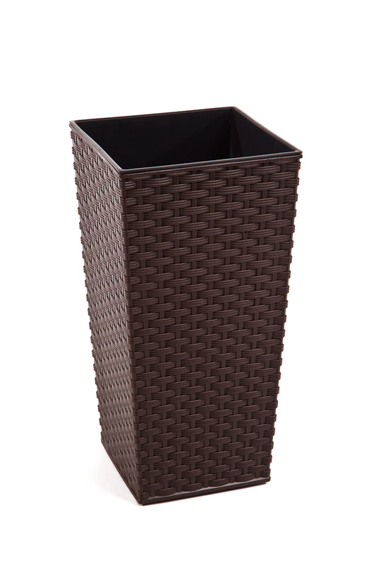 Blumentopf Finezja Rattan-Optik