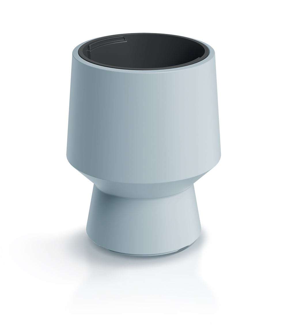 HappyFlower Design-Pflanzkübel – Matte Glatt-Optik inkl. Einsatz – Modern & Frostsicher