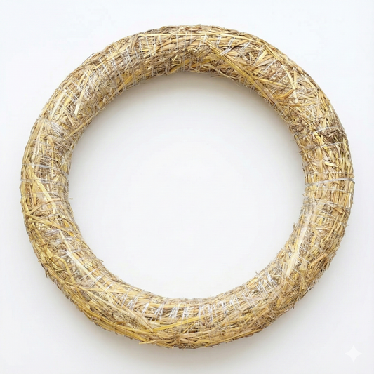 Strohkranz Rohling Ø 60 cm – XXL Riesenunterlage, wahlweise 1 Stück oder 4er-Set