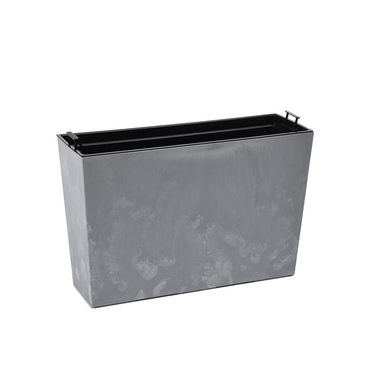 Blumentopf Werbena Beton-Optik