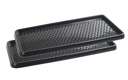 BranQ Schuhabtropfschale – Schutz vor Nässe, Schnee und Schmutz – 2er-Set