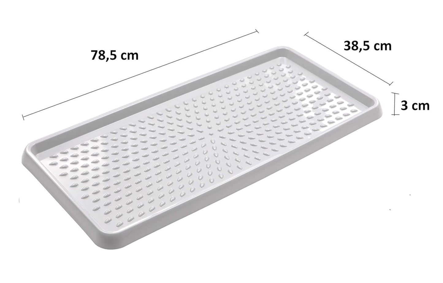 BranQ Schuhabtropfschale – Schutz vor Nässe, Schnee und Schmutz – 2er-Set